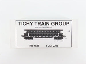 HO Scale Tichy Train Group Kit 4021 Undecorated 40' 50-Ton Flat Car
