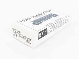 HO Scale Tichy Train Group Kit 4021 Undecorated 40' 50-Ton Flat Car