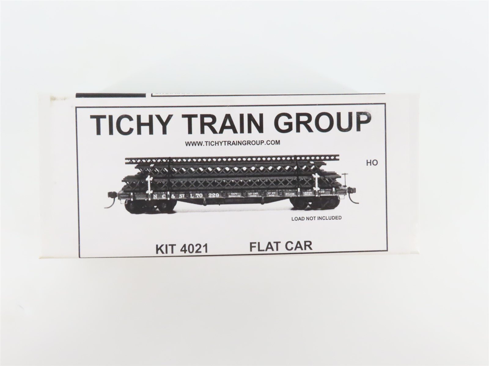 HO Scale Tichy Train Group Kit 4021 Undecorated 40' 50-Ton Flat Car