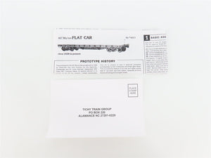 HO Scale Tichy Train Group Kit 4021 Undecorated 40' 50-Ton Flat Car