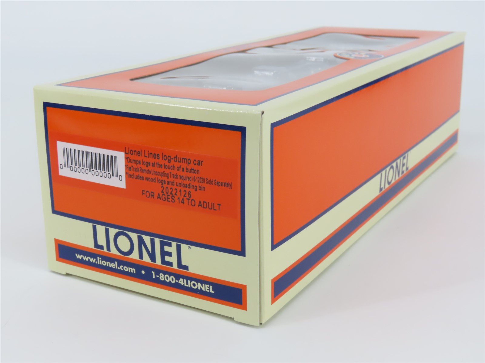 O Gauge 3-Rail Lionel 2022126 Lionel Lines Operating Log Car #12065