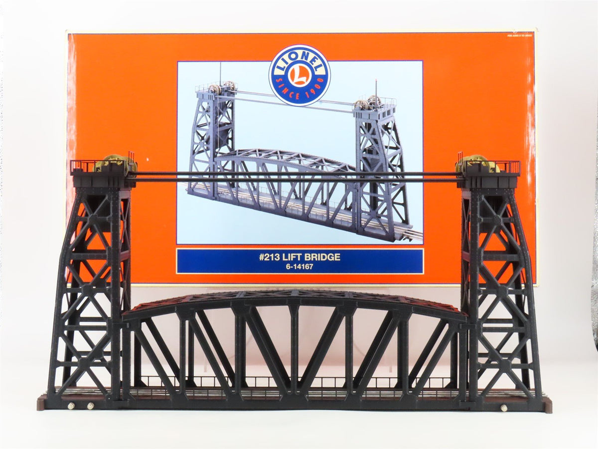 O Gauge 3-Rail Lionel 6-14167 Operating Lift Bridge #213