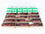 LOT of 12 HO Scale Bowser Kits 54051 PRR Circle Keystone 4-Bay Hoppers w/ Loads