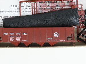 LOT of 12 HO Scale Bowser Kits 54051 PRR Circle Keystone 4-Bay Hoppers w/ Loads