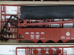 LOT of 12 HO Scale Bowser Kits 54051 PRR Circle Keystone 4-Bay Hoppers w/ Loads