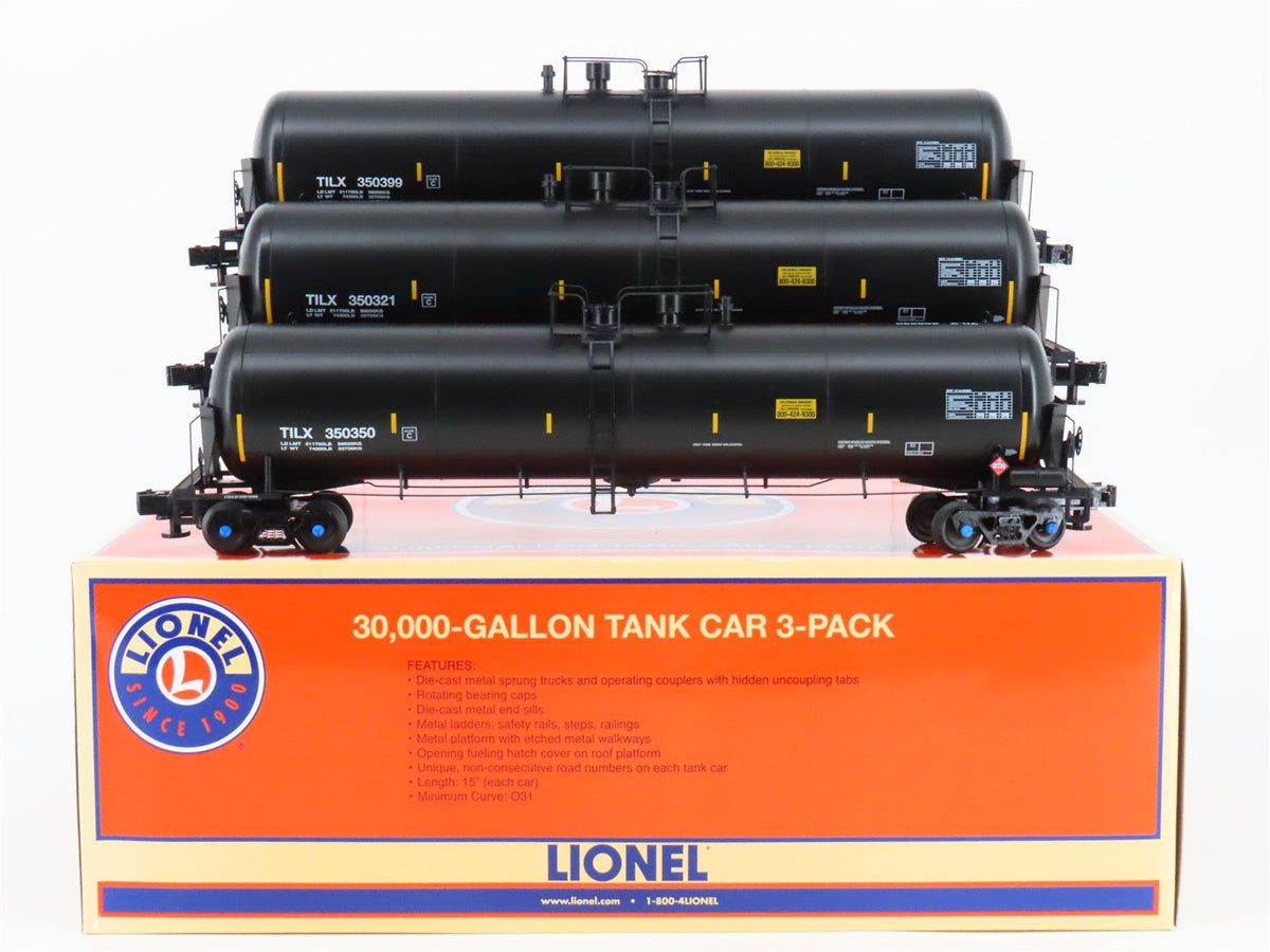O Gauge 3-Rail Lionel 1926790 TILX 30,000 Gallon Tank Car 3-Pack