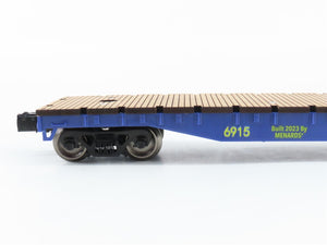 O Gauge 3-Rail Menards 275-9038 CSX Flat Car Set of 4 #6913, 6914, 6915, 6916