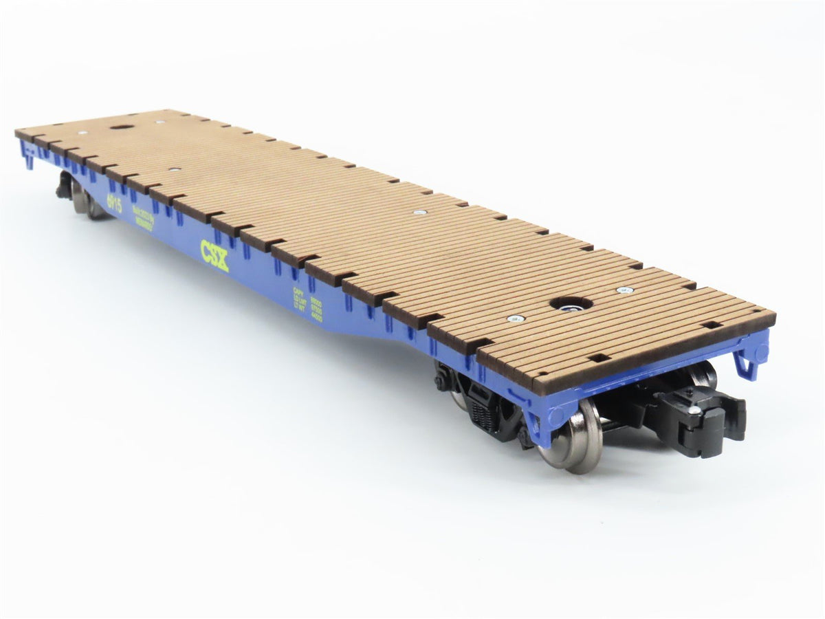 O Gauge 3-Rail Menards 275-9038 CSX Flat Car Set of 4 #6913, 6914, 6915, 6916