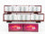 O Gauge 3-Rail MTH 20-95349 NS Center Beam Flat Car w/Load Set of 2