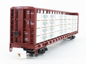 O Gauge 3-Rail MTH 20-95349 NS Center Beam Flat Car w/Load Set of 2