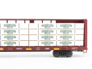 O Gauge 3-Rail MTH 20-95349 NS Center Beam Flat Car w/Load Set of 2