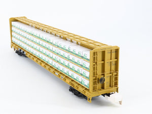 O Gauge 3-Rail MTH 20-95348 TTX TTZX Center Beam Flat Car w/Load Set of 2