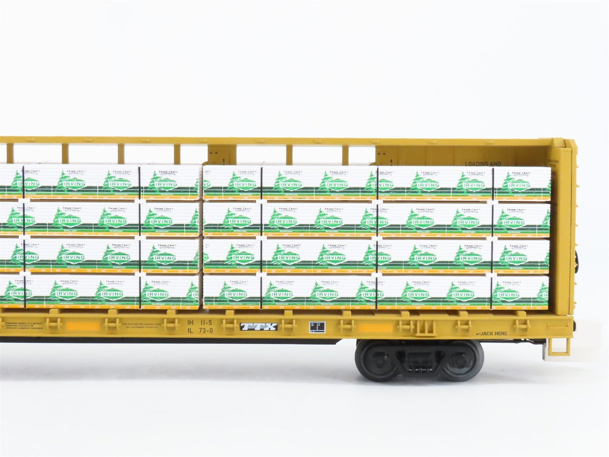 O Gauge 3-Rail MTH 20-95348 TTX TTZX Center Beam Flat Car w/Load Set of 2