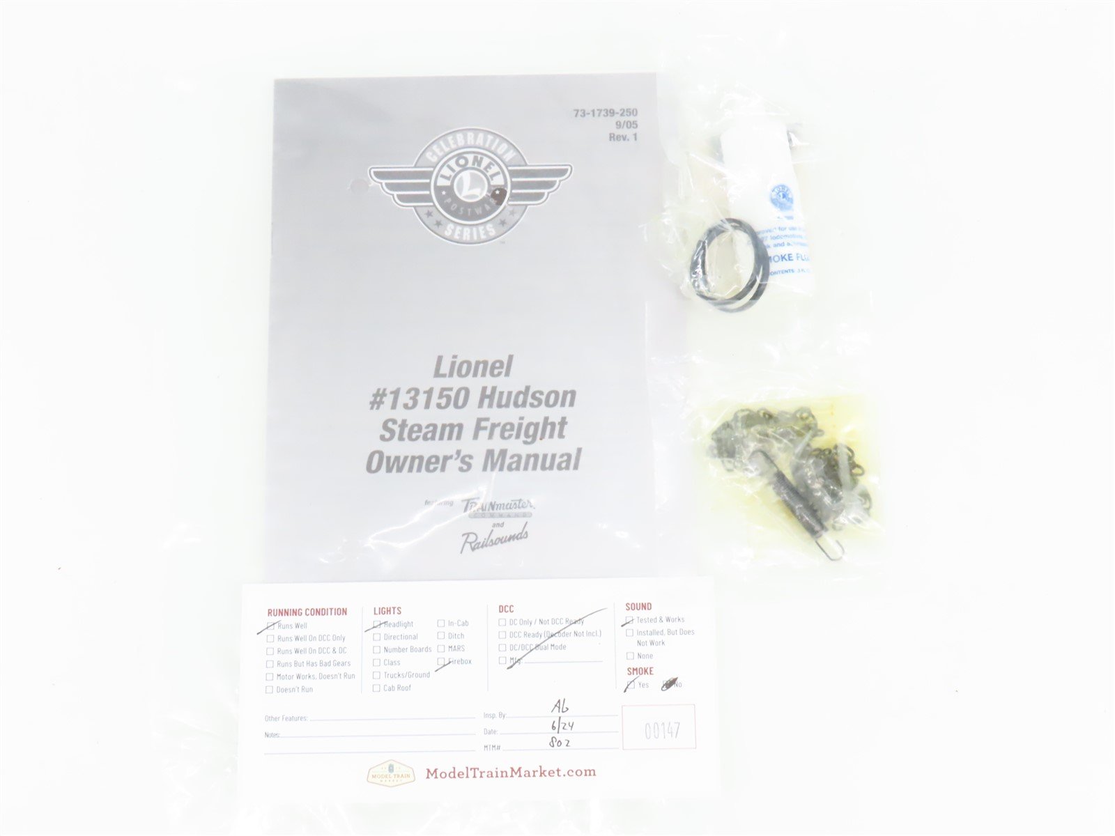 O Gauge 3-Rail Lionel 6-31739 #13150 Super O Steam Locomotive Freight Set