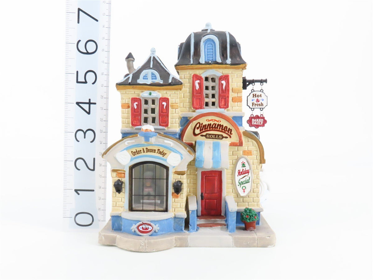 Lemax #05645 Cinnamon Roll Shop Porcelain Lighted Building