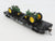 HO Athearn 8152 D&RGW Rio Grande 40' Flat Car #22317 w/ John Deere Tractors