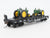 HO Athearn 8152 D&RGW Rio Grande 40' Flat Car #22317 w/ John Deere Tractors