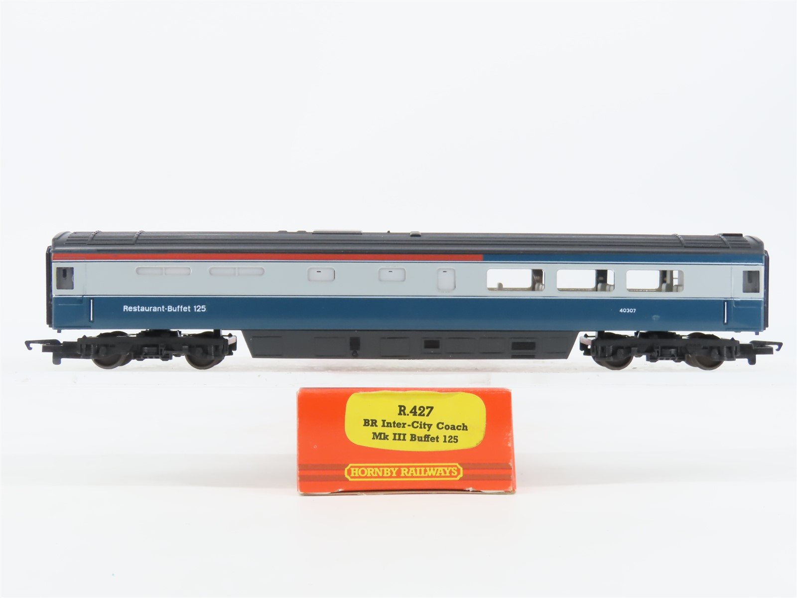 OO Gauge Hornby R.427 BR Inter-City Restaurant-Buffet 125 MK3 Passenger #40307