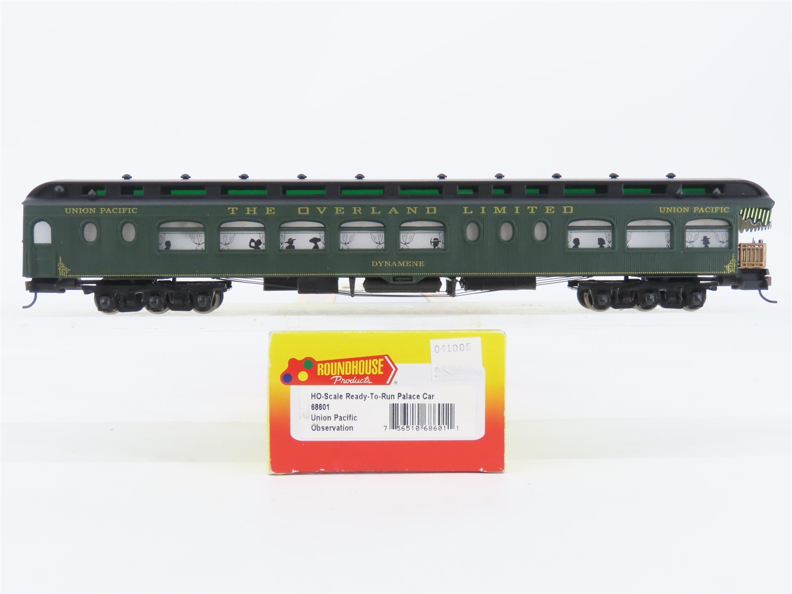 HO Scale Roundhouse 68601 UP "Overland Limited" Observation Passenger "Dynamene"