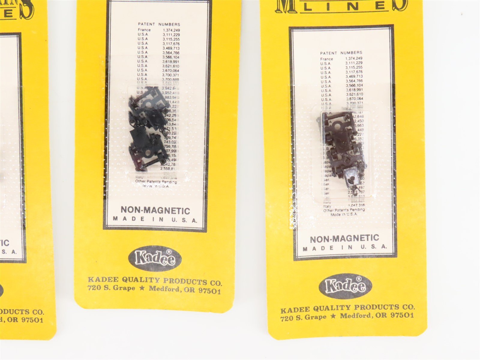 LOT of 9 Z 1/220 Scale Micro-Trains MTL Bettendorf & Archbar Trucks & Couplers