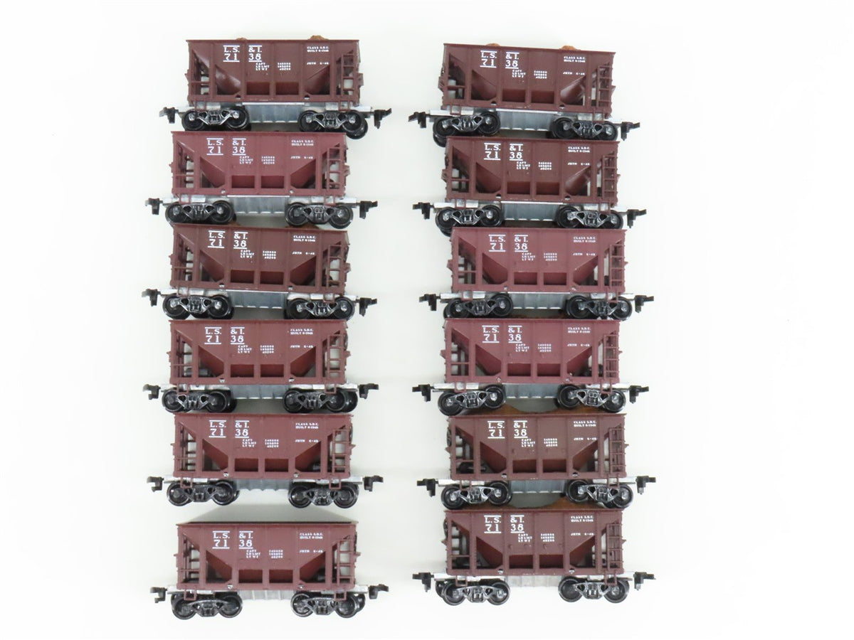 LOT of 12 HO Roundhouse LSI Lake Superior &amp; Ishpeming Ore Car #7138 w/Some Loads
