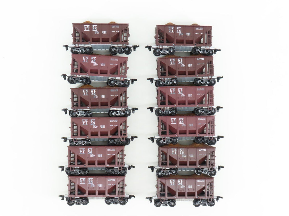 LOT of 12 HO Roundhouse LSI Lake Superior &amp; Ishpeming Ore Car #7138 w/Some Loads
