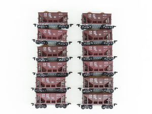 LOT of 12 HO Roundhouse LSI Lake Superior & Ishpeming Ore Car #7138 w/Some Loads