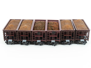 LOT of 12 HO Roundhouse LSI Lake Superior & Ishpeming Ore Car #7138 w/Some Loads