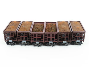 LOT of 12 HO Roundhouse LSI Lake Superior & Ishpeming Ore Car #7138 w/Some Loads