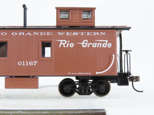 HO Scale Roundhouse 84362 D&RGW Rio Grande 3 Window Wood Caboose #01167