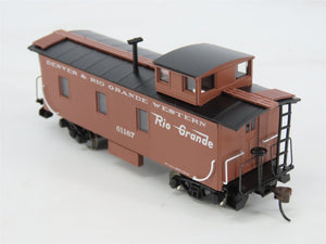 HO Scale Roundhouse 84362 D&RGW Rio Grande 3 Window Wood Caboose #01167