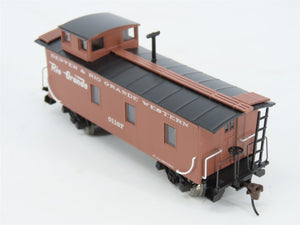 HO Scale Roundhouse 84362 D&RGW Rio Grande 3 Window Wood Caboose #01167