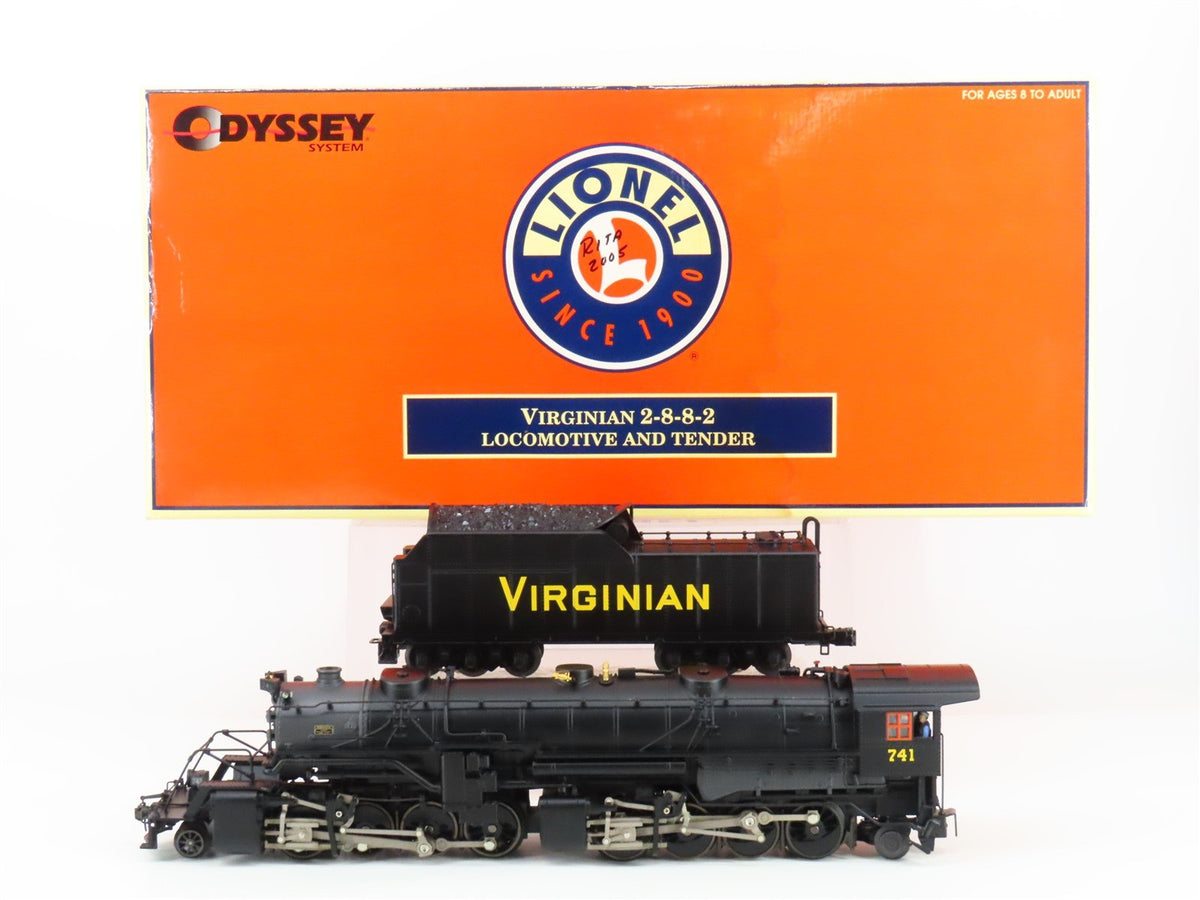 O Gauge 3-Rail Lionel 6-38032 VGN Virginian 2-8-8-2 Steam #741 w/ TMCC &amp; Sound