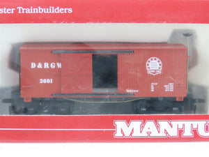 LOT of 13 HO Scale Mantua D&RGW, W&ARR, SP Box Cars