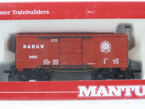 LOT of 13 HO Scale Mantua D&RGW, W&ARR, SP Box Cars