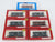 LOT of 7 HO Scale Mantua PRR, B&O, UP 1860 Horse Passenger Cars
