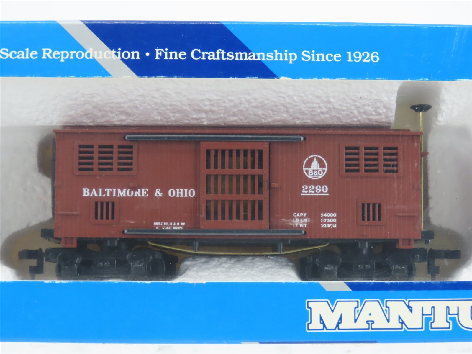 LOT of 7 HO Scale Mantua PRR, B&O, UP 1860 Horse Passenger Cars