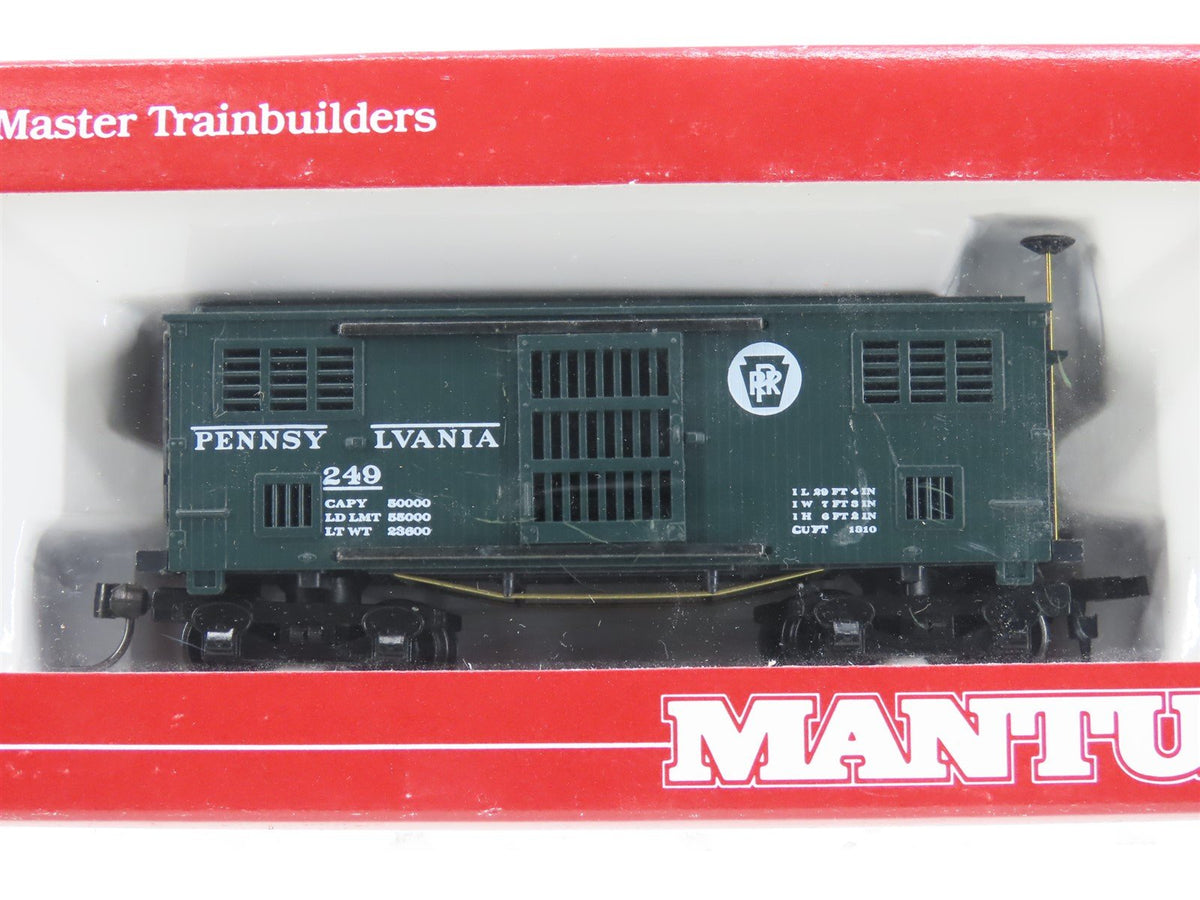 LOT of 7 HO Scale Mantua PRR, B&amp;O, UP 1860 Horse Passenger Cars