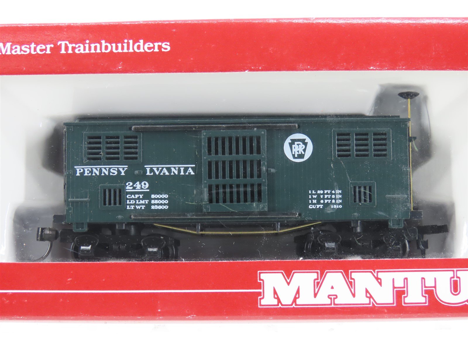 LOT of 7 HO Scale Mantua PRR, B&O, UP 1860 Horse Passenger Cars