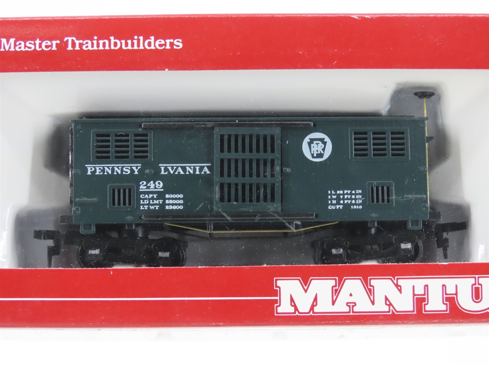 LOT of 7 HO Scale Mantua PRR, B&O, UP 1860 Horse Passenger Cars