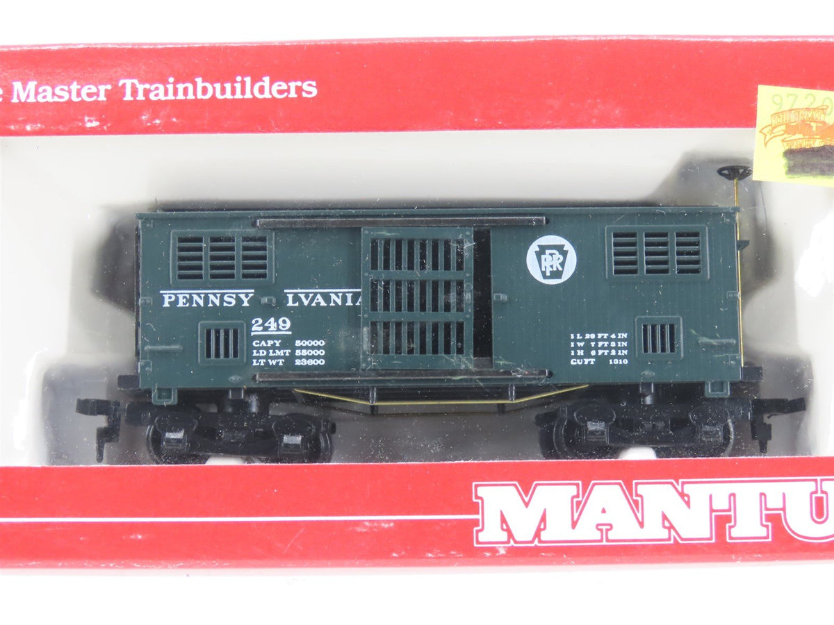 LOT of 7 HO Scale Mantua PRR, B&amp;O, UP 1860 Horse Passenger Cars