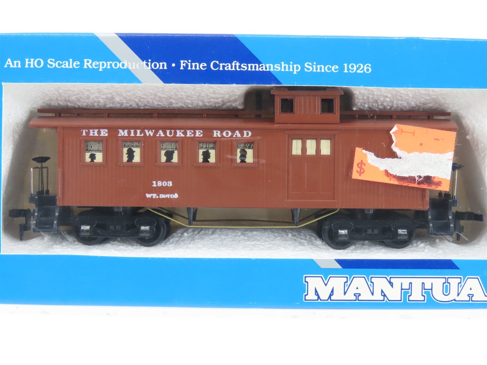 LOT of 9 HO Scale Mantua MILW, NYC&HR, D&RGW, B&O Old Time Caboose