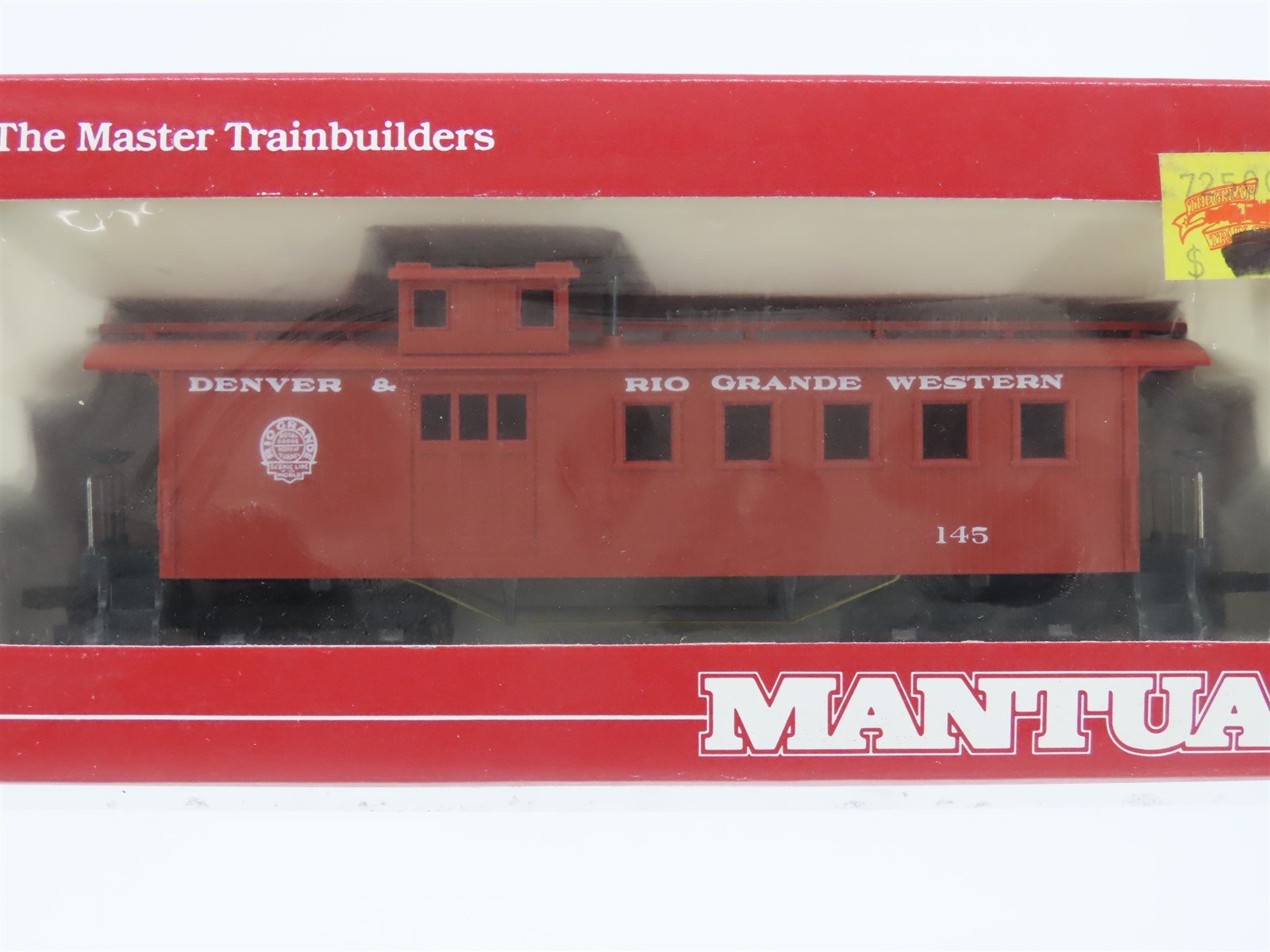 LOT of 9 HO Scale Mantua MILW, NYC&HR, D&RGW, B&O Old Time Caboose