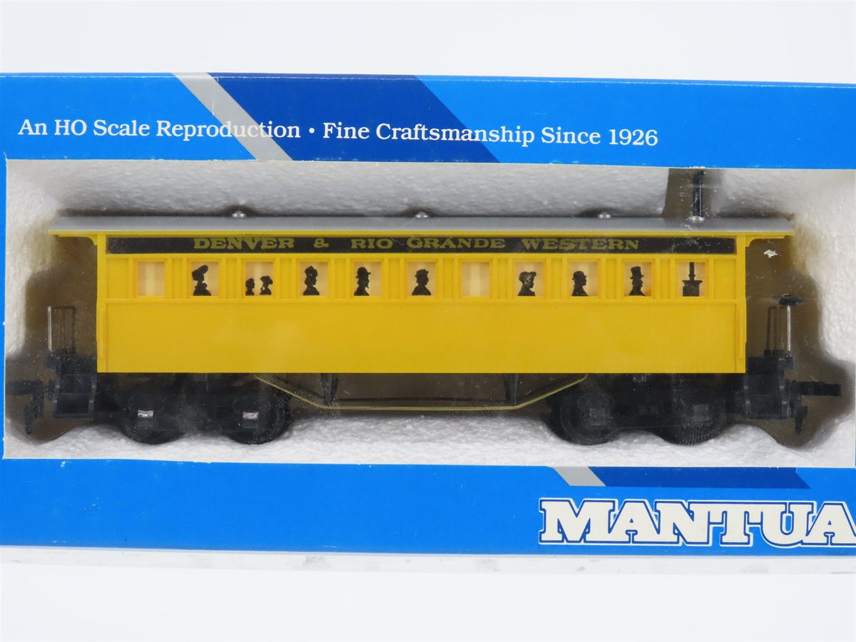 LOT of 12 HO Scale Mantua D&amp;RGW Denver &amp; Rio Grande Western Passenger Cars