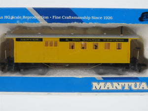 LOT of 12 HO Scale Mantua D&RGW Denver & Rio Grande Western Passenger Cars