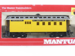 LOT of 12 HO Scale Mantua D&RGW Denver & Rio Grande Western Passenger Cars