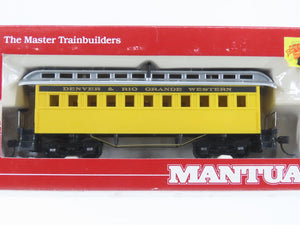 LOT of 12 HO Scale Mantua D&RGW Denver & Rio Grande Western Passenger Cars