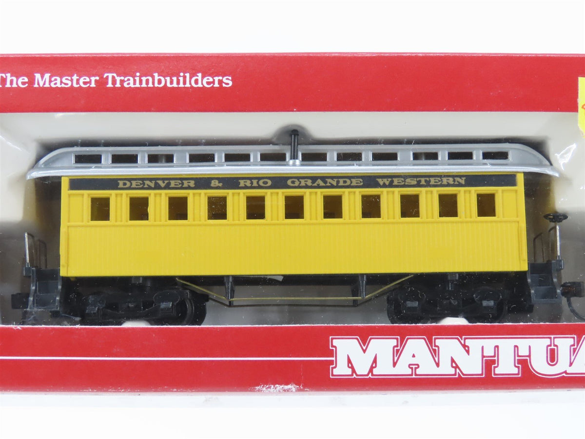 LOT of 12 HO Scale Mantua D&amp;RGW Denver &amp; Rio Grande Western Passenger Cars