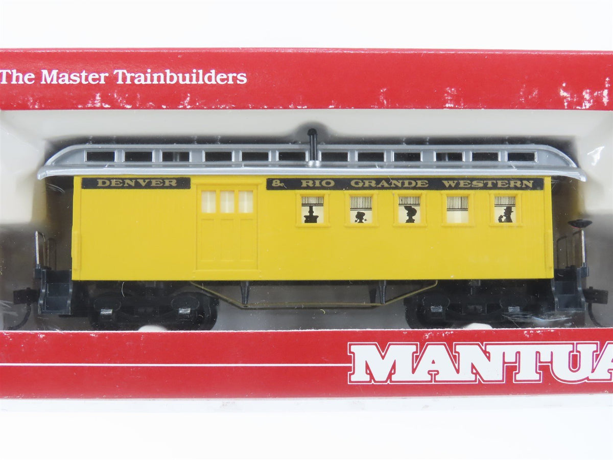 LOT of 12 HO Scale Mantua D&amp;RGW Denver &amp; Rio Grande Western Passenger Cars