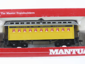 LOT of 12 HO Scale Mantua D&RGW Denver & Rio Grande Western Passenger Cars